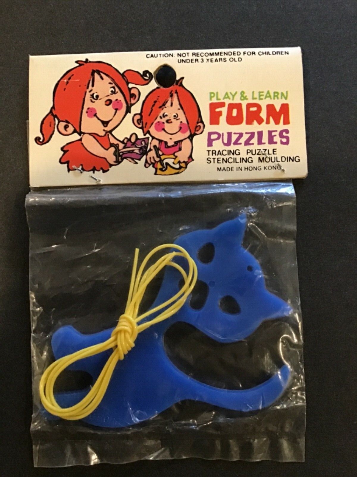 Lot of 2 Vintage – Crown Checkers Travel Set & FORM PUZZLES – 1950’s – 60’s