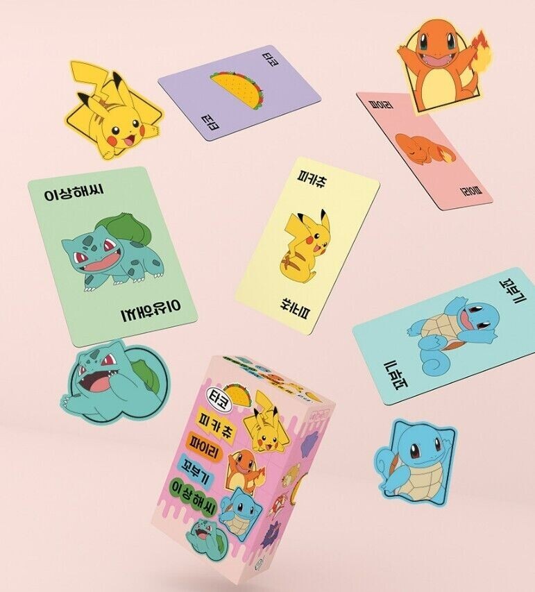 Taco Pokemon Taco Cat Goat Cheese Pizza / Pokemon Edition Card Korean Board Game