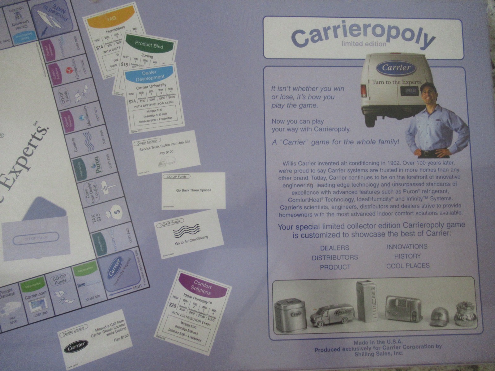 Carrieropoly Board Game Factory Sealed New Fun Advertising Limited Edition