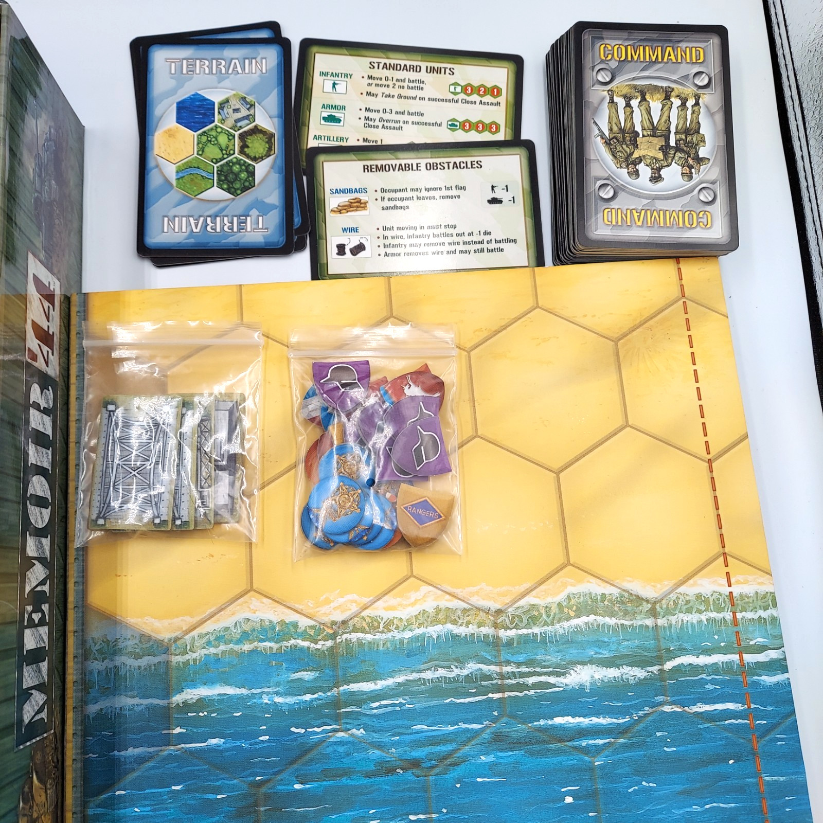 MEMOIR ’44 Days of Wonder Board Game – 7301 Richard Borg COMPLETE