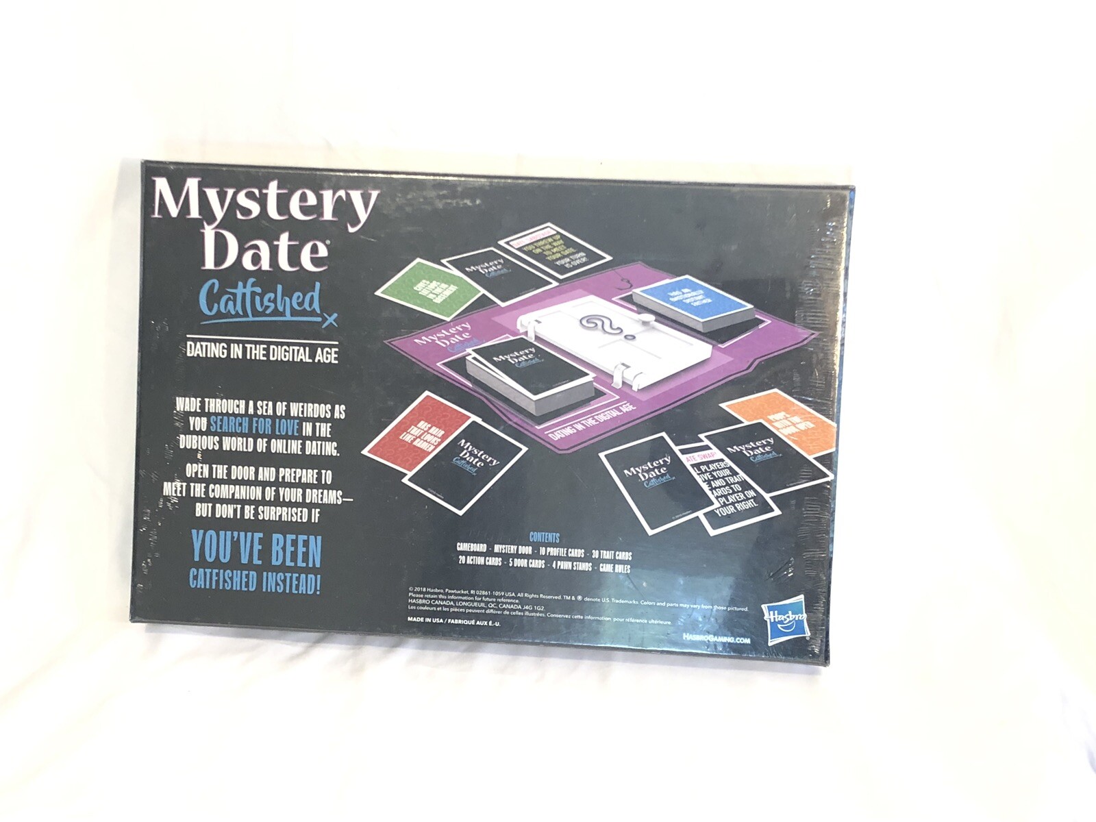 Mystery Date Catfished Board Game for Adults Parody of Mystery Date NEW SEALED