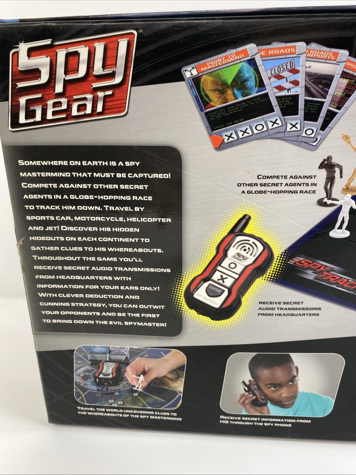 Spy Trackdown Game (For Parts, NOT Complete) Missing Some Cards (Read)