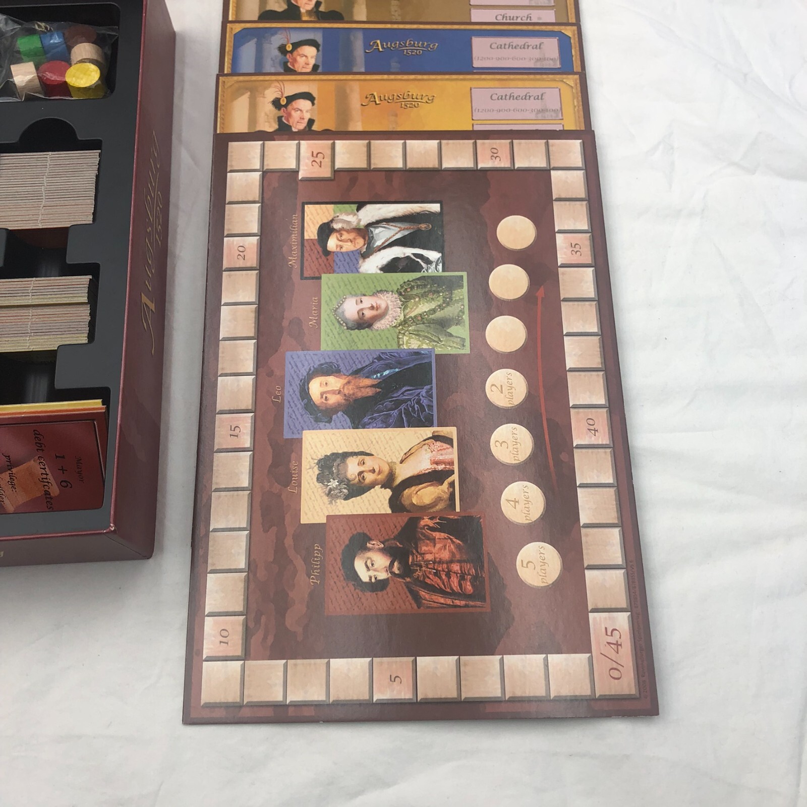 Augsburg 1520 Board Game Rio Grande Games Alea 2006