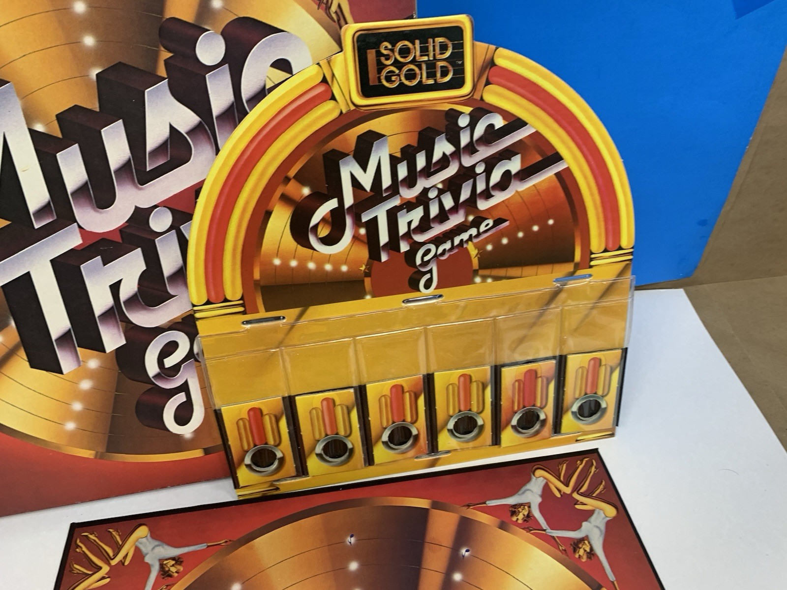 Vintage Solid Gold Music Trivia Game Treasure Trove of Music Trivia Oldies-1984
