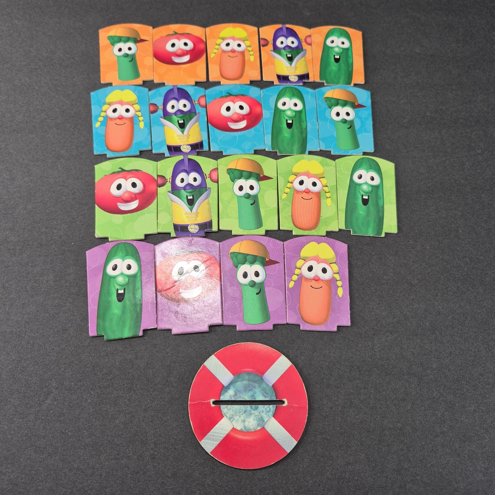 Vtg 1999 VeggieTales Don’t Sink in the Sink Game Talicor Replacement Characters