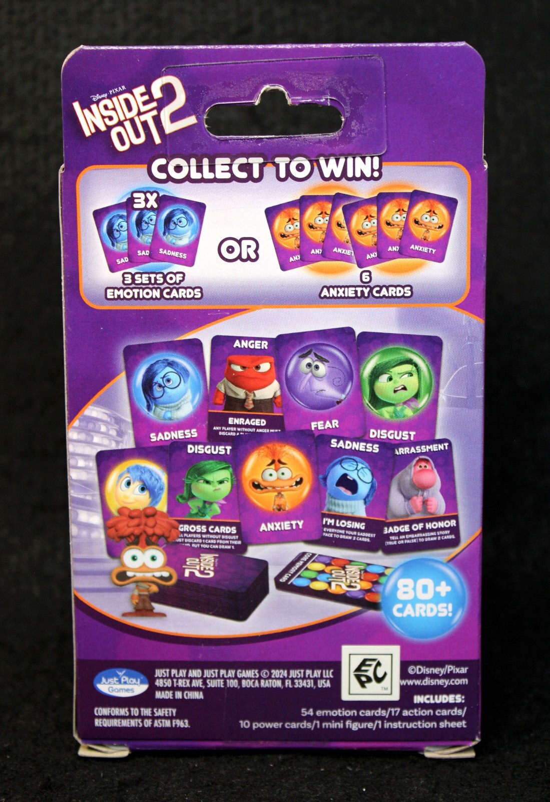 Just Play Disney Pixar Inside Out 2 Mixed-Up Emotions Card Game BNIB