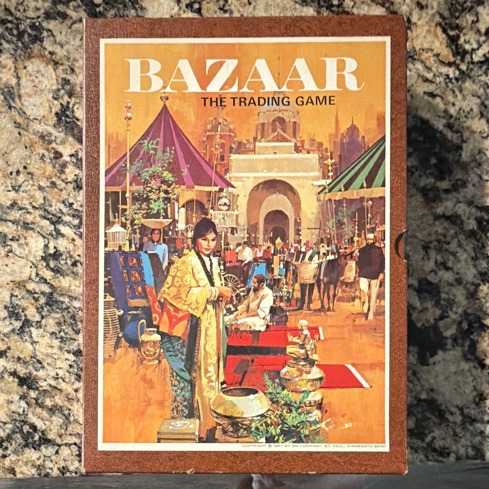 3M Bazaar Trading Board Game Vintage 1967 Complete Game 2+ Players Ages 8-11