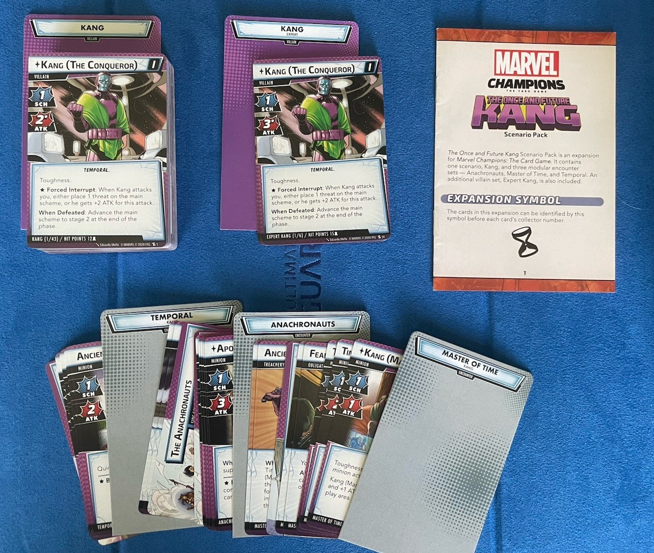 3x RARE Marvel Champions Scenario Packs – GREEN GOBLIN – WRECKING CREW – KANG