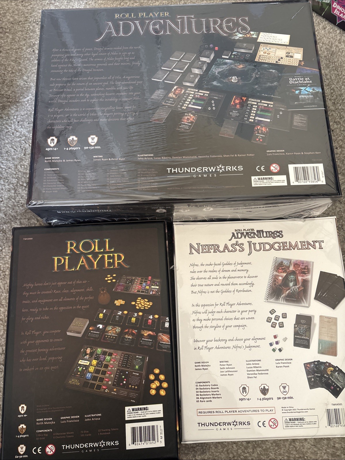 Roll Player Adventures with expansion & rollplayer
