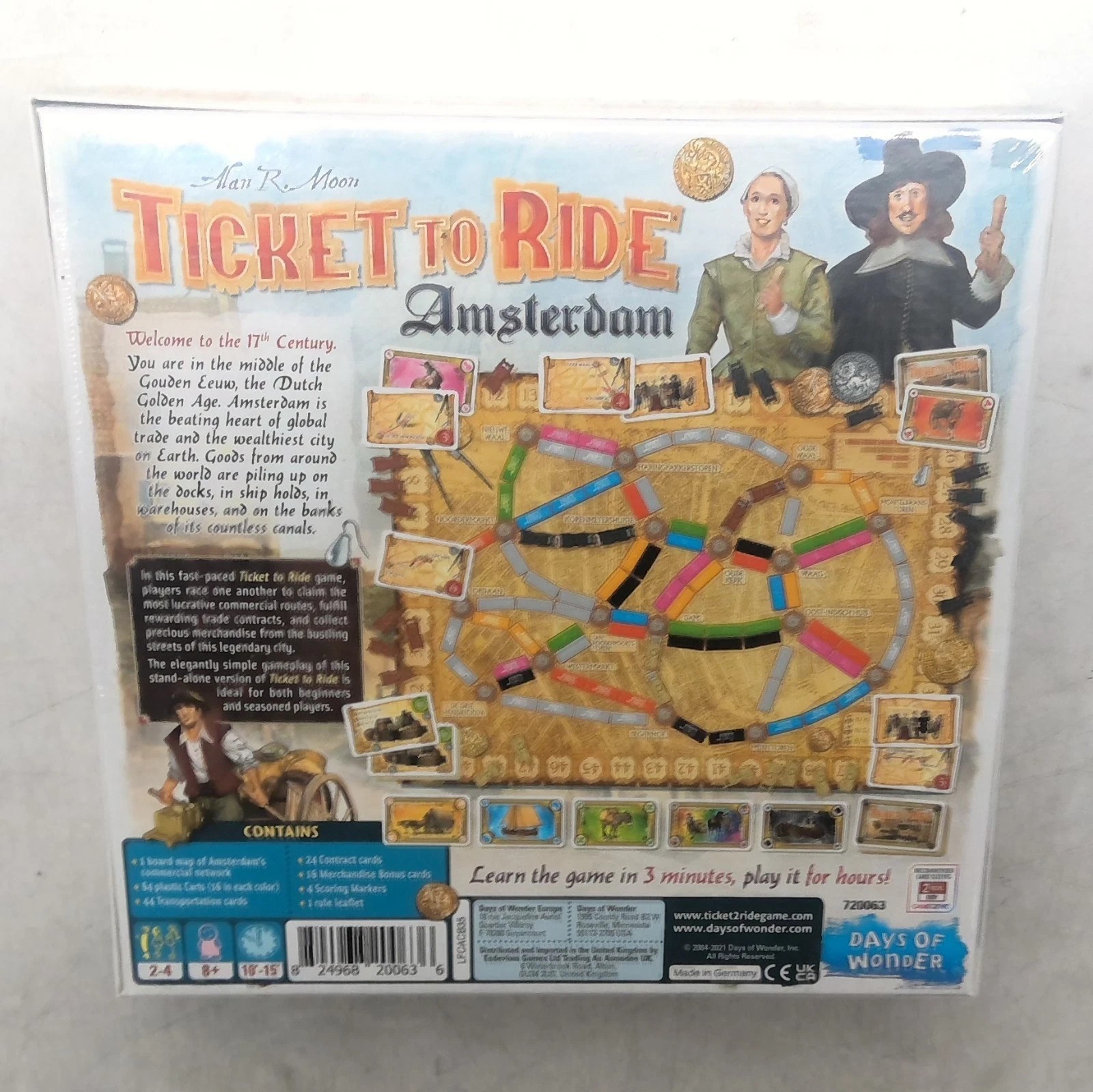 Ticket To Ride: Amsterdam board game Brand New & Sealed
