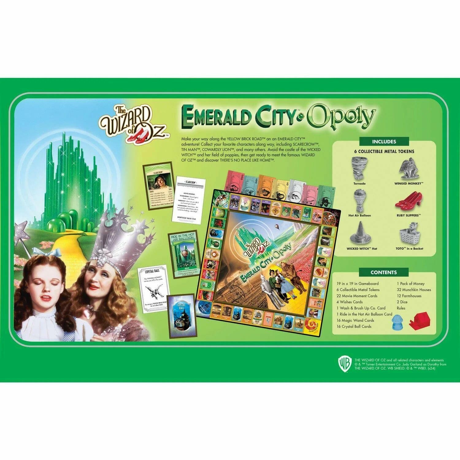 The Wizard of Oz Emerald City Opoly | Collector’s Edition Set