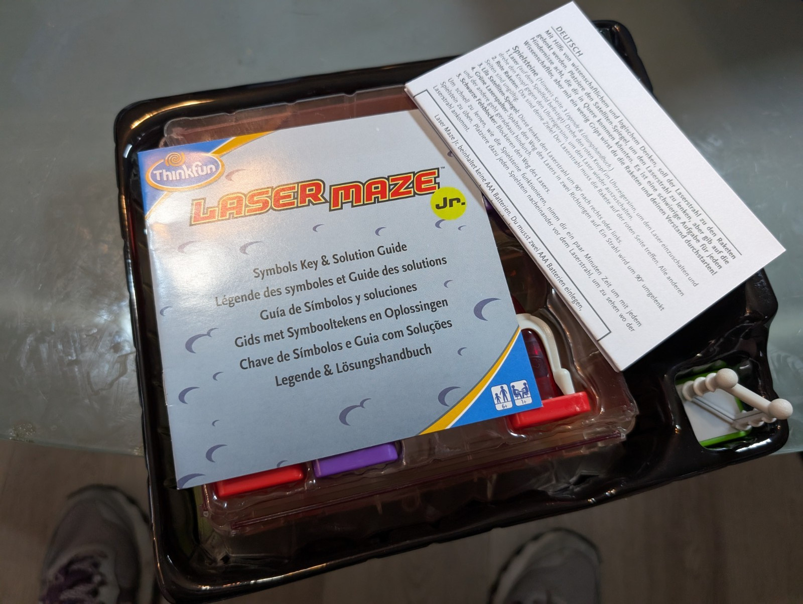 USED Laser Maze Jr. ThinkFun Science Logic Maze For Juniors! Complete 2014
