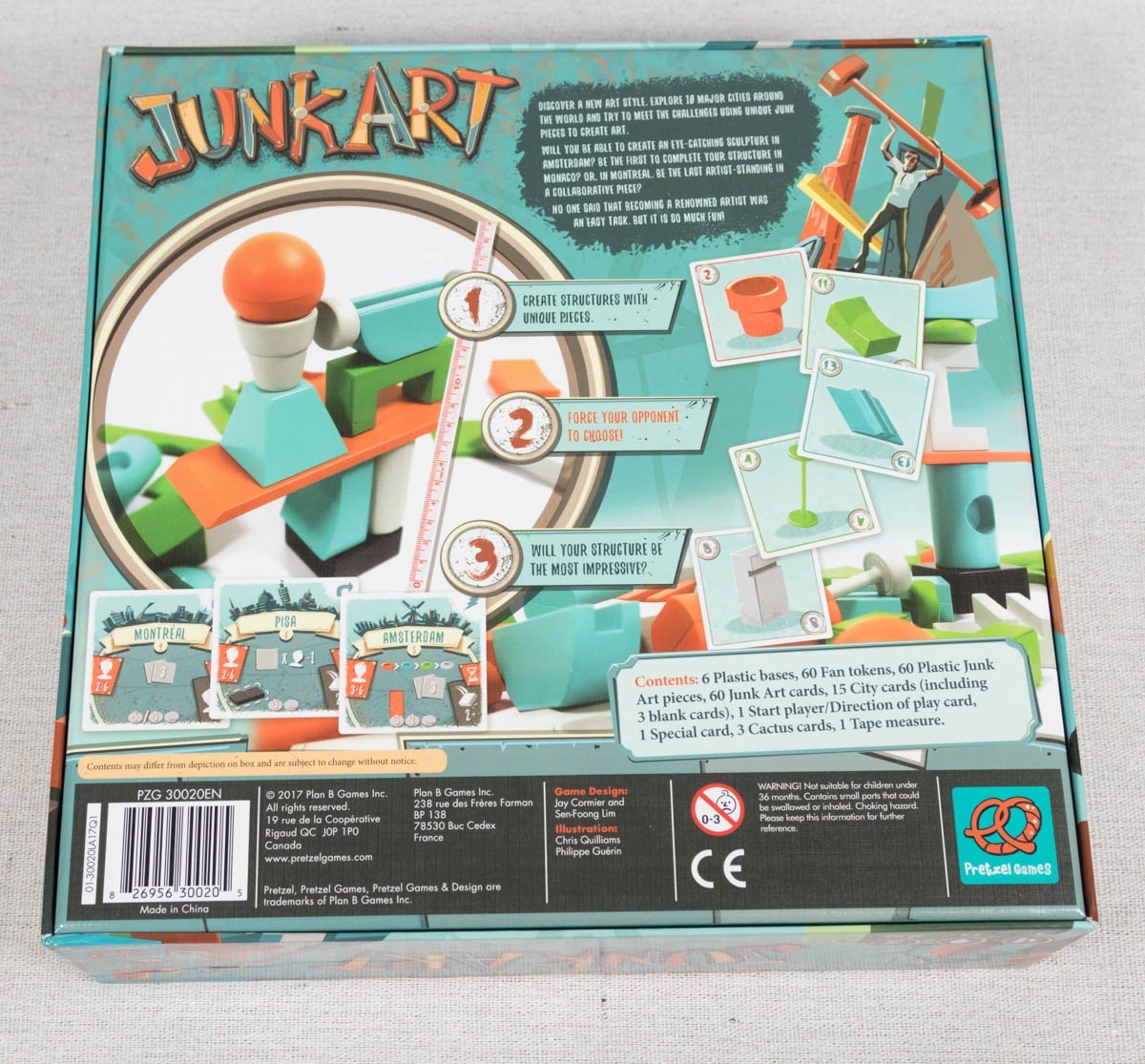 Junk Art Dexterity Board Games – 2017 Plastic version Plan B Pretzel Complete