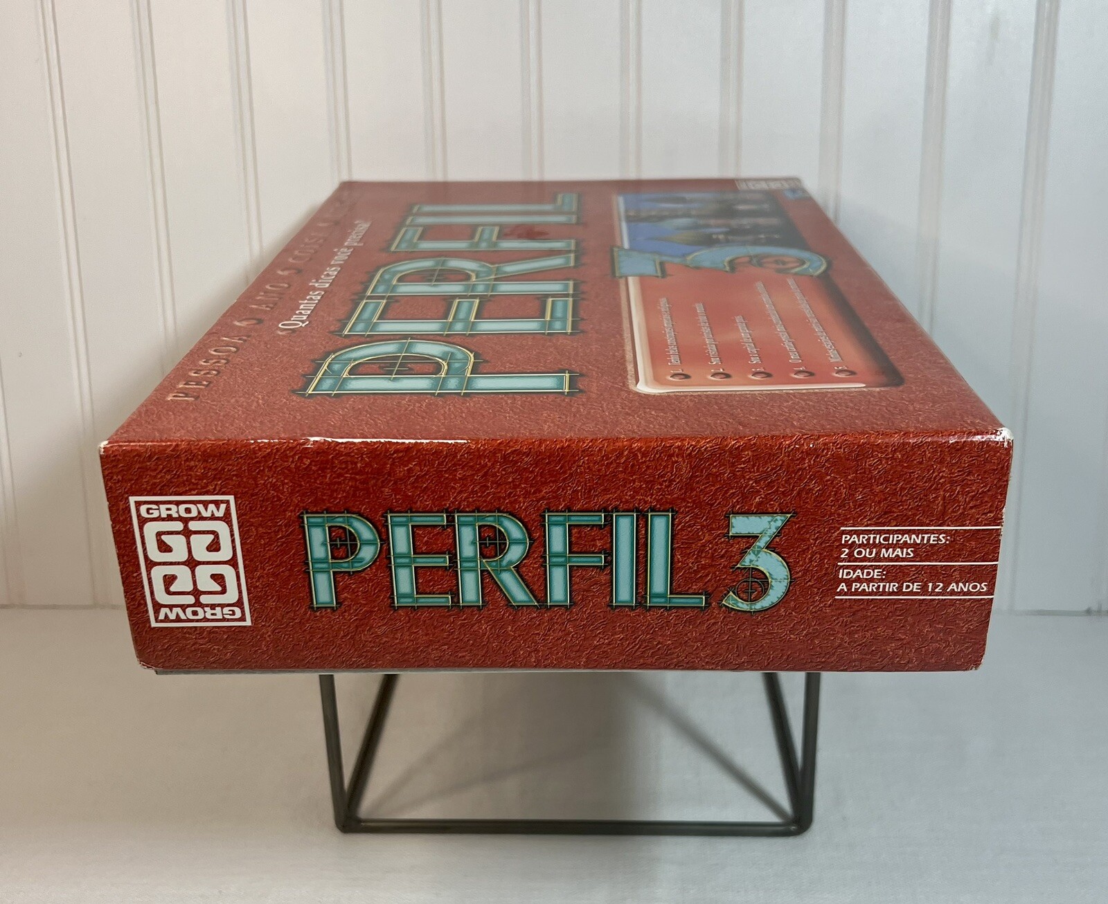 Jogo Perfil 3 Board Game By Grow Brazil Portuguese New Old Stock 12 Years And Up