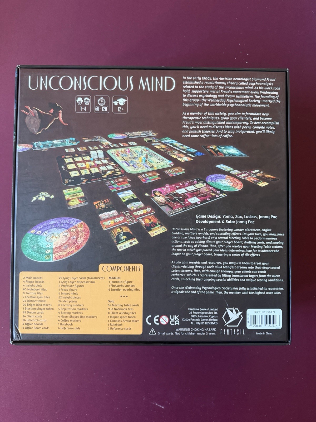 Unconscious Mind Deluxe Kickstarter Edition + Mat + Nightmares + Halos + Modules