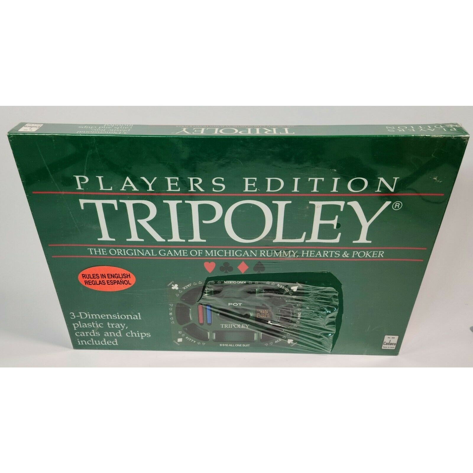 Vintage 1989 Cadaco Tripoley Players Edition #300 Card Game **See Note**
