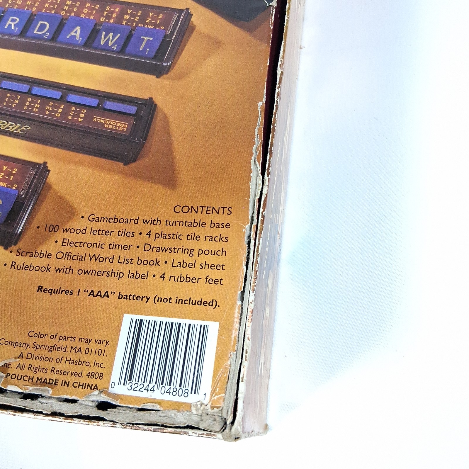 Scrabble 50th Anniversary Collectors Edition 1998 Vintage Board Game
