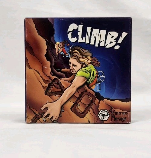 Climb! Dexterity Card Mountain Climbing Game Scorpion Masque 2008 Complete Rare