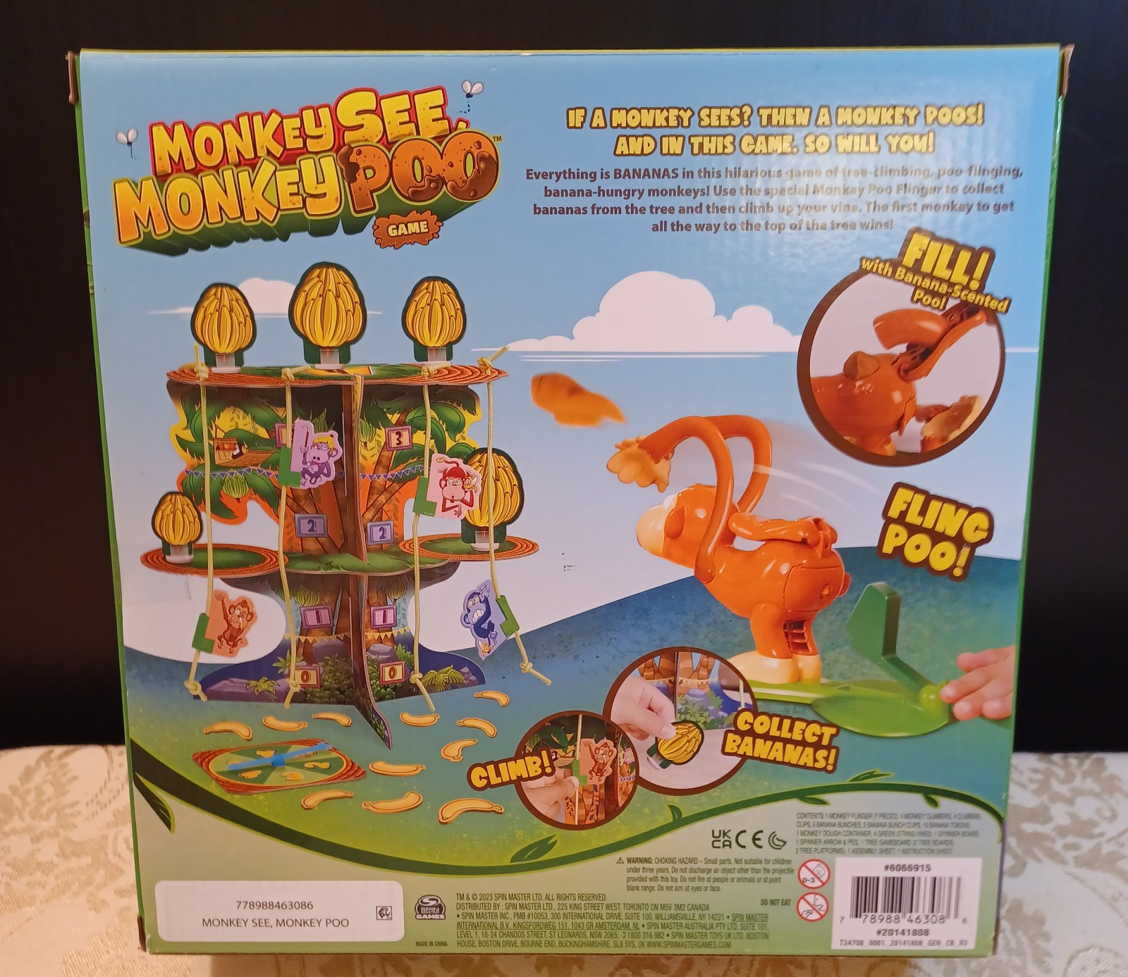 Monkey See Monkey Poo Board Game Fun Family Kids Game For 2 To 4 Players