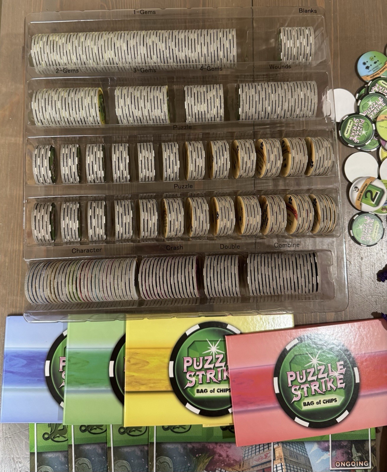 Puzzle Strike Bag of Chips Third Edition Sirlin Games MINT Condition COMPLETE