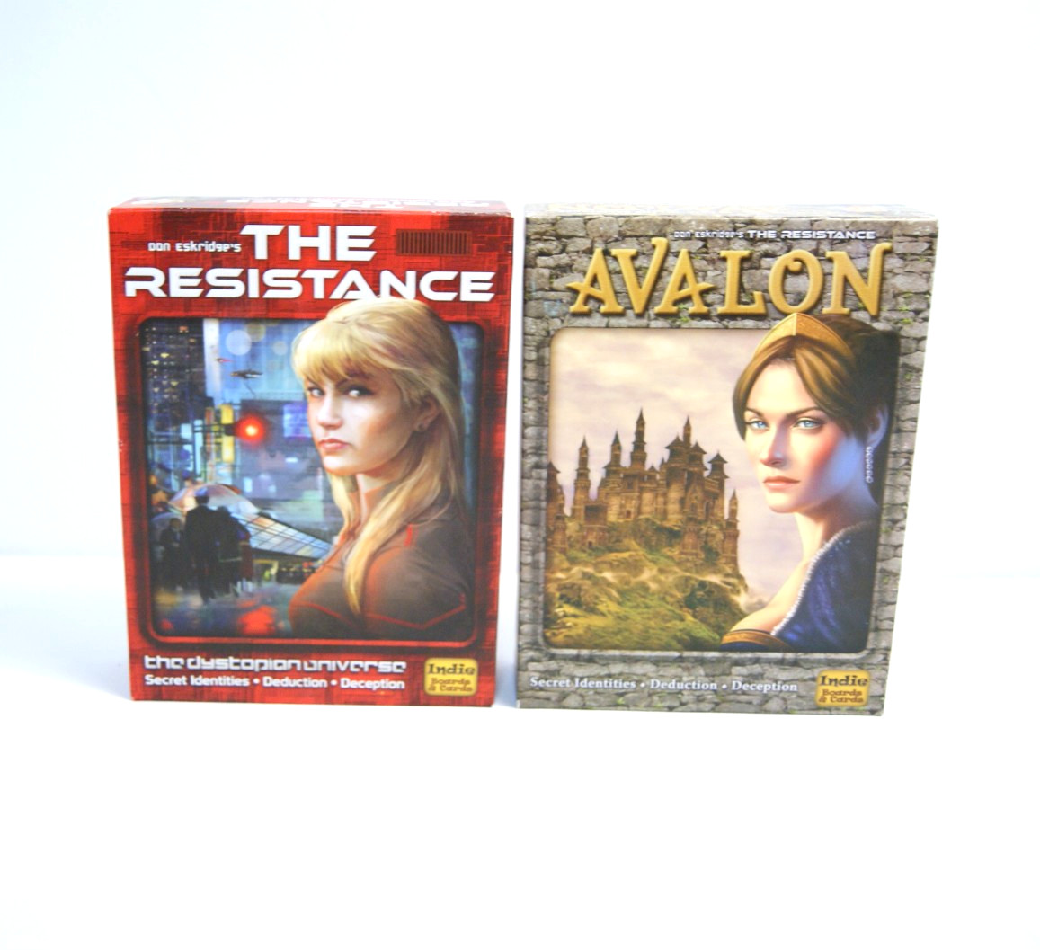 The Resistance & Avalon Lot of 2 Games by Indie Boards & Cards See Details