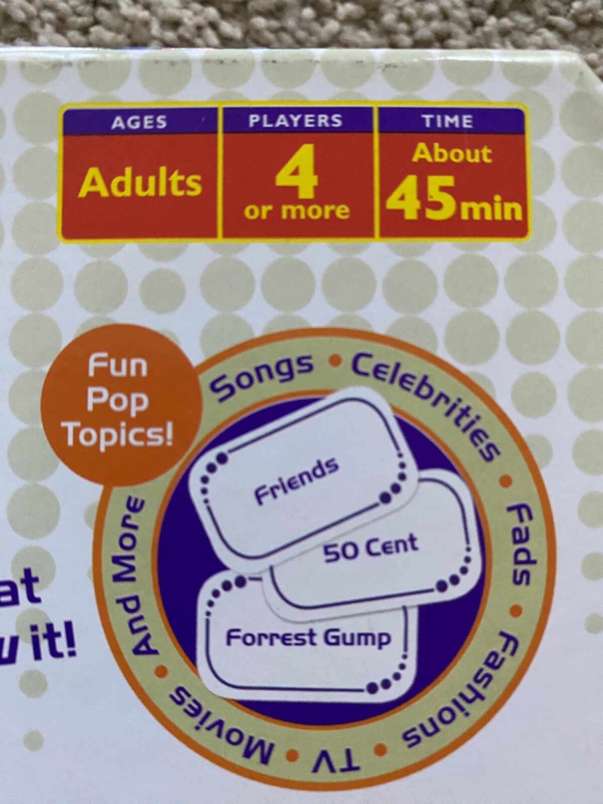 Cranium Pop 5 Adult Pop Culture Trivia Console Family Party Board Game