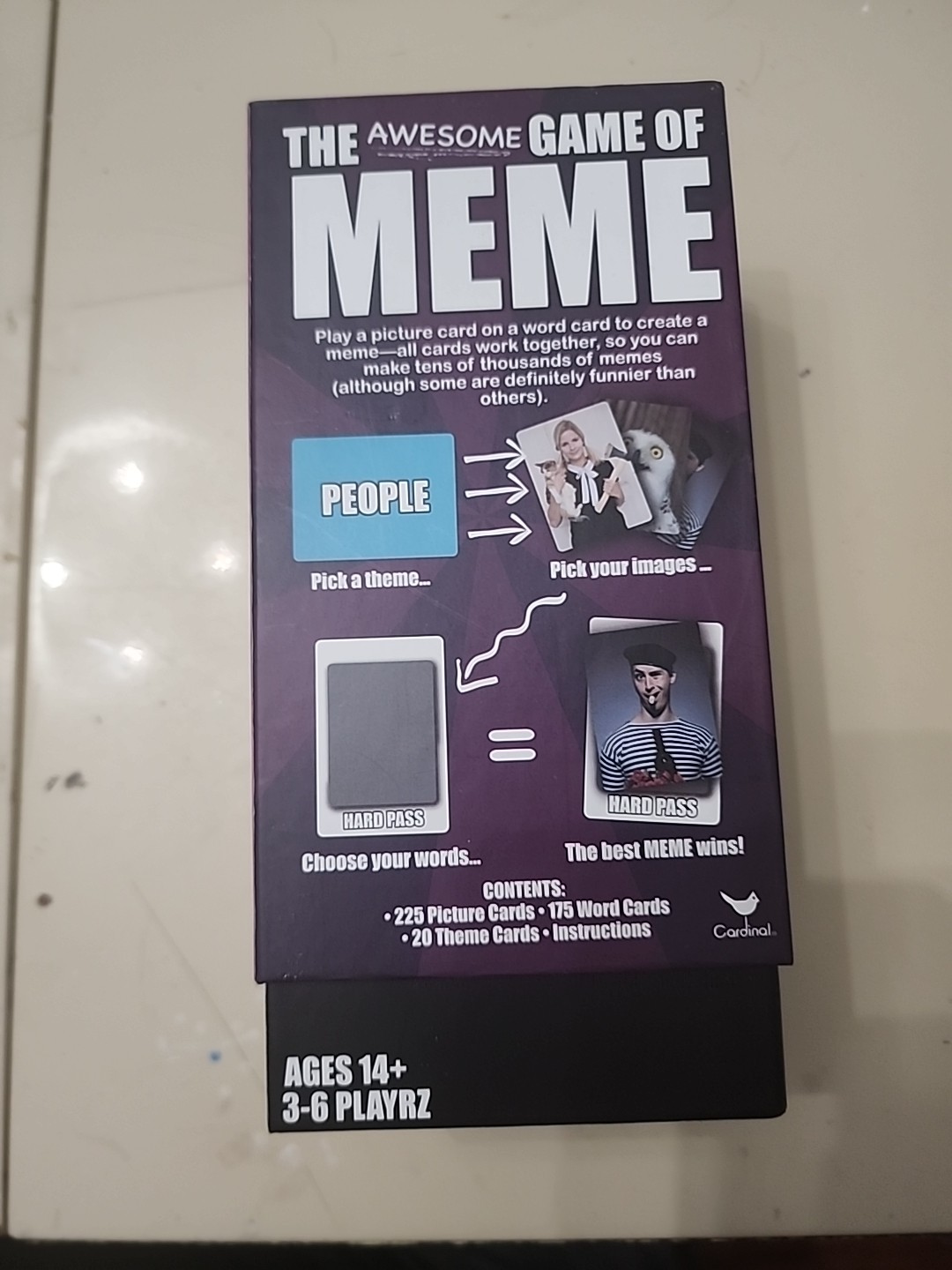 The Awesome Game of Meme Cards Game Box Ages 14+ 3-6 Players Fast Shipping Game