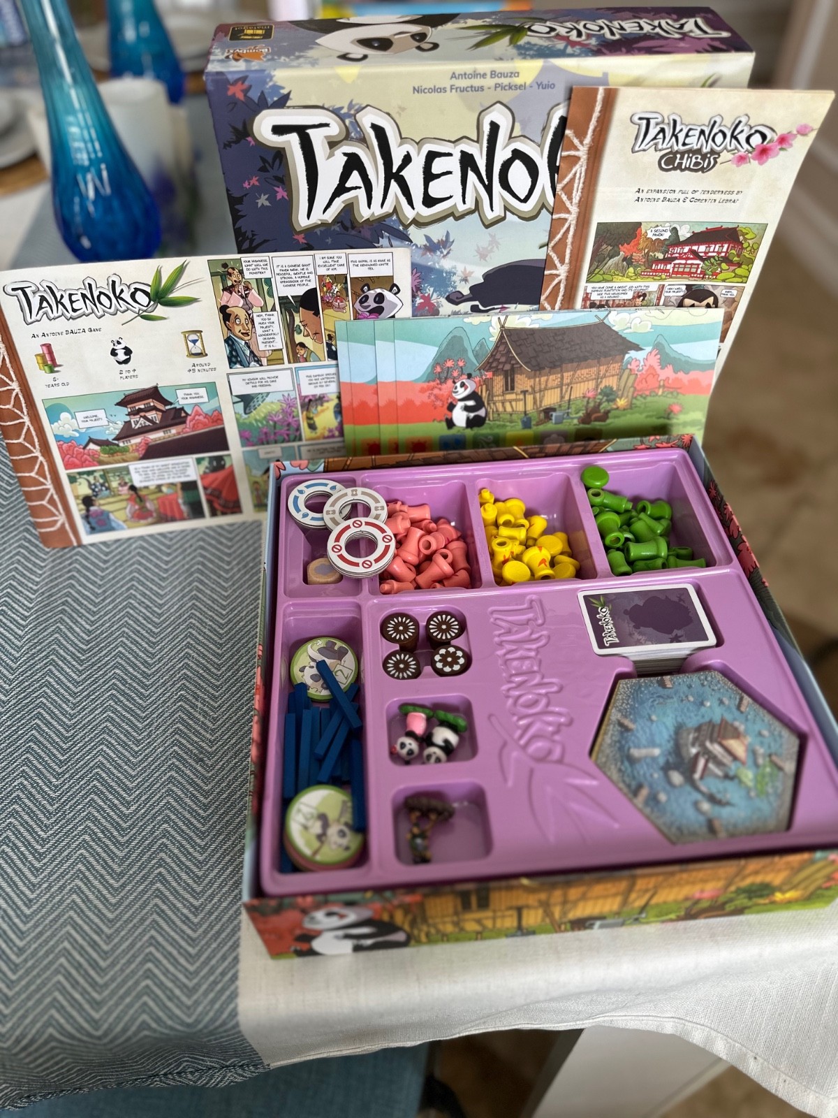 MATAGOT Takenoko Board Game Animals Theme Golden Geek Award 8+ Complete Game