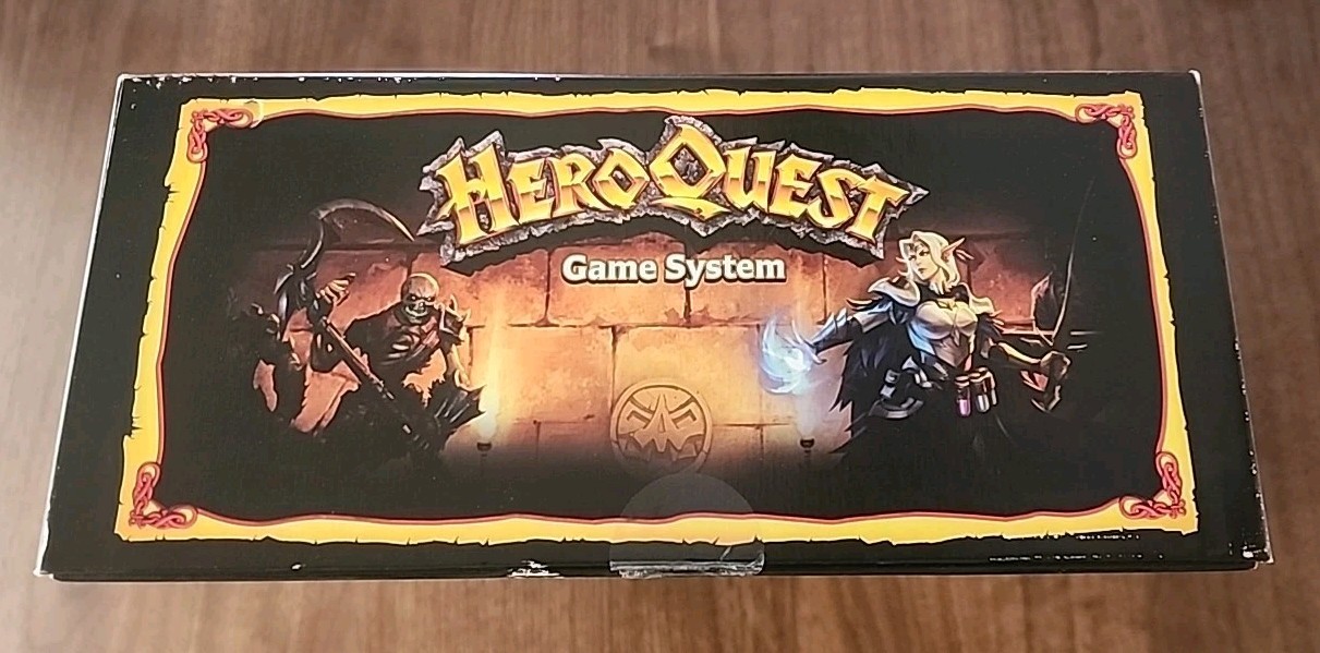 Hasbro Gaming Avalon Hill HeroQuest Game System Tabletop Board Game. DAMAGED BOX