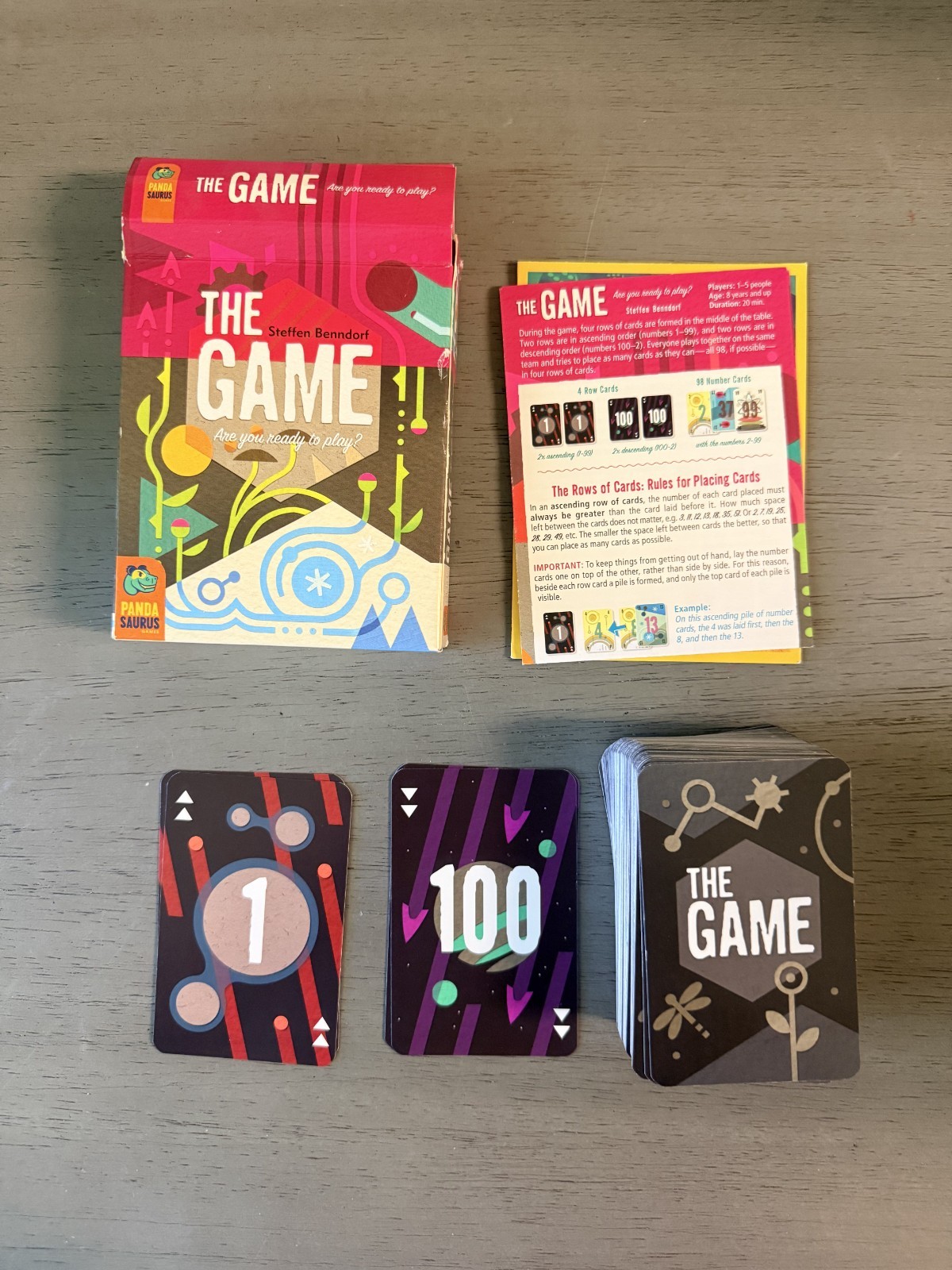 The Game Steffen Benndorf Game Pandasaurus Games – Complete – Cooperative Cards