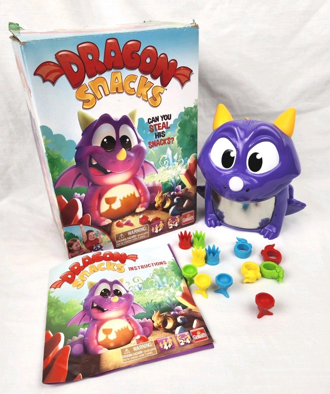 Dragon Snacks Game 2019 Pressman Interactive Electronic & Sounds Work Complete