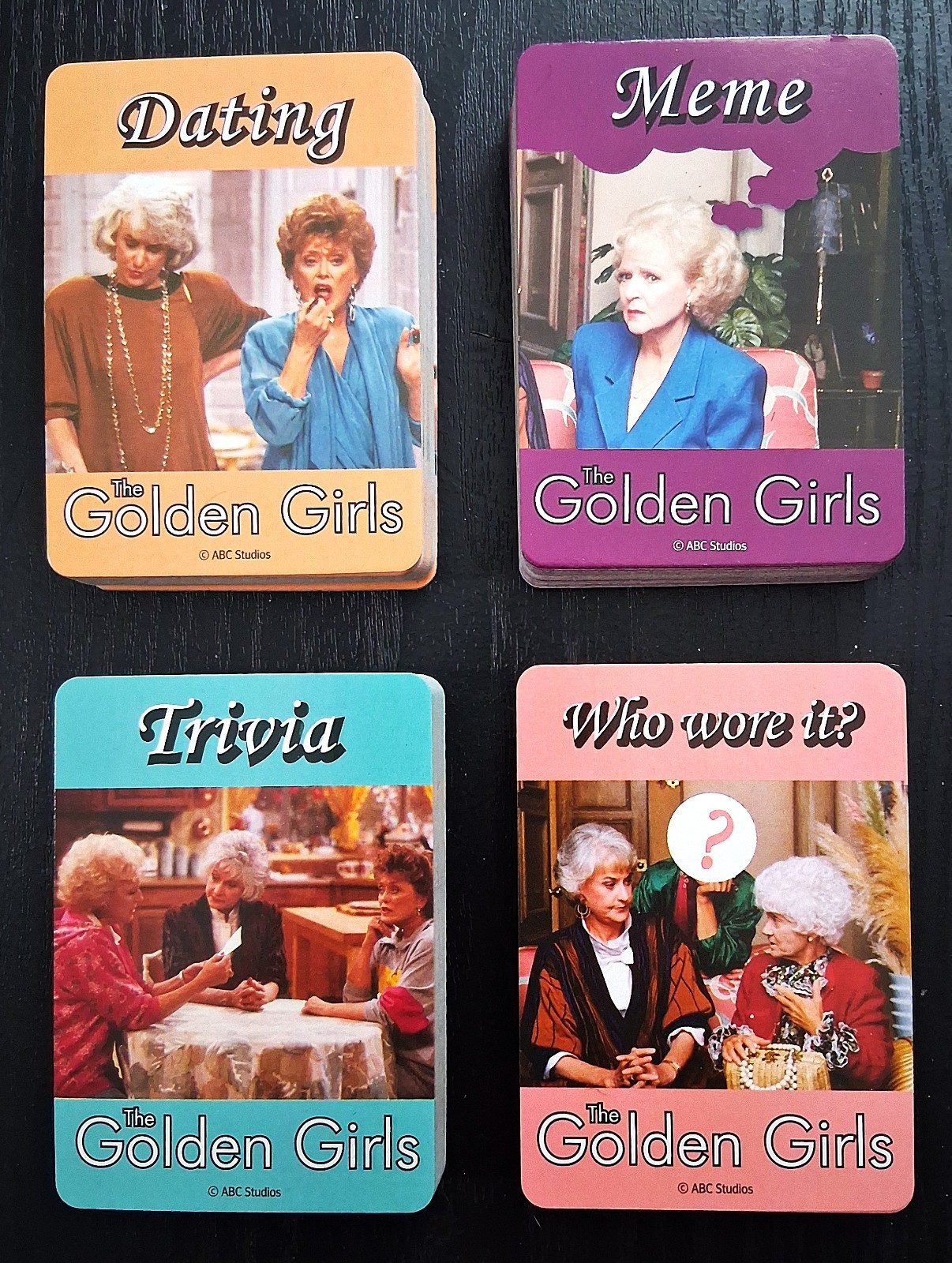 The Golden Girls Any Way You Slice It Game Cardinal Trivia Party Board Game New