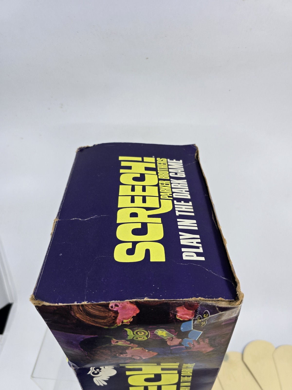 Screech Play In The Dark Game Parker Brothers Owl 1972 Action Concentration Work