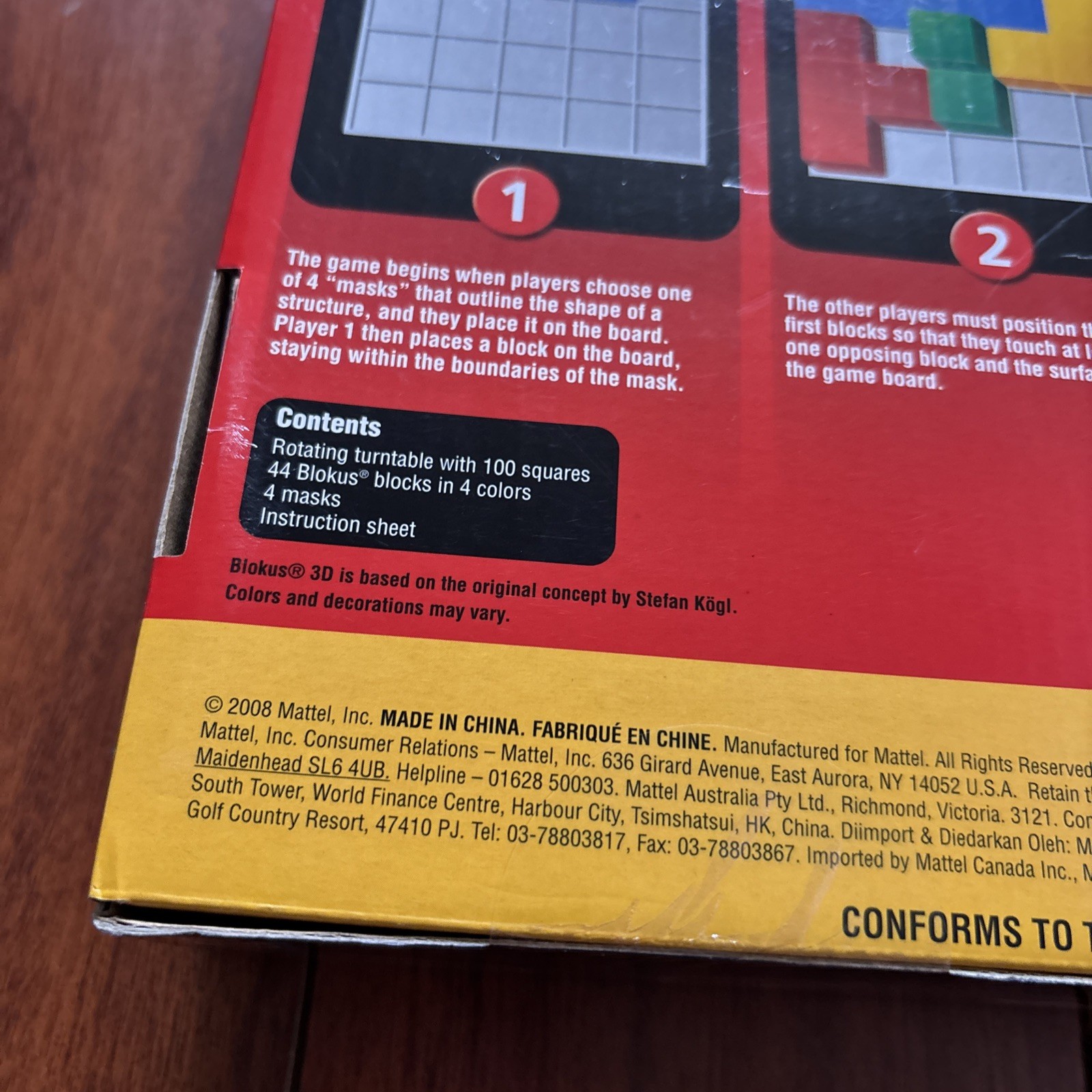Blokus 3D Block Building Strategy Board Game 2008 Mattel NEW Factory SEALED