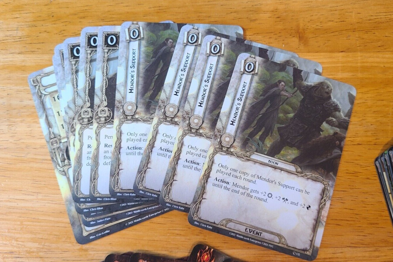 The Lord of Rings LotR Card Game LCG REVISED Core Set Boon Burden Campaign Cards