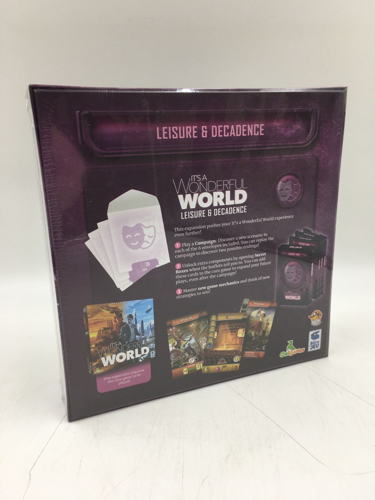 It’s A Wonderful World Board Game Expansion – Leisure & Decadance
