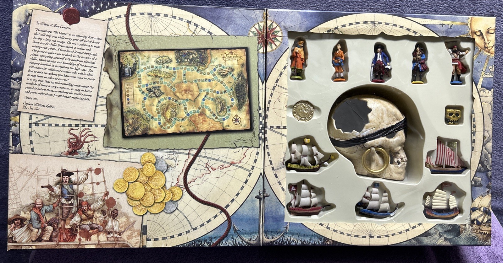 Pirateology The Game by Sababa Toys Complete Board Game Based on Book Series