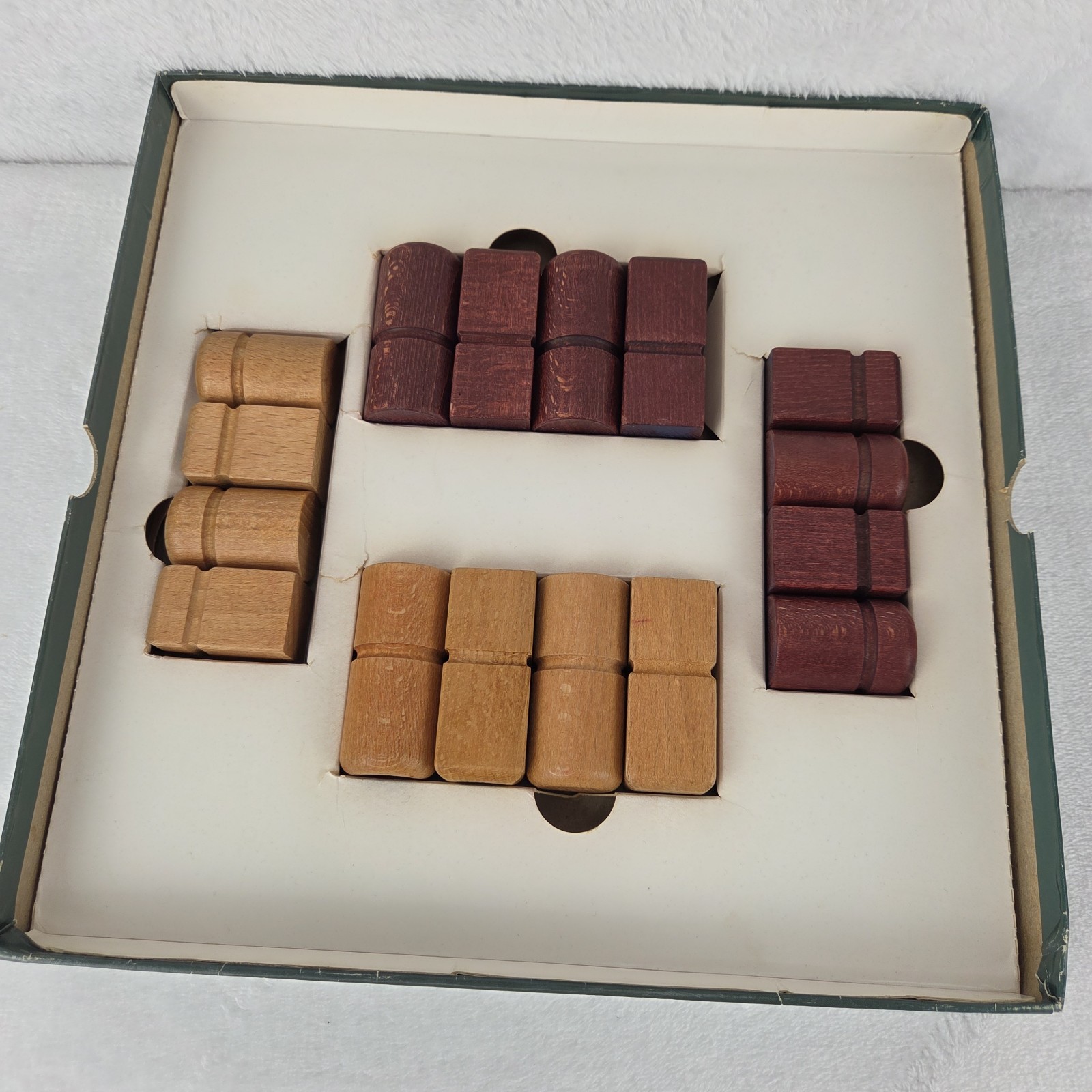 Vintage 1993 Quarto Wooden Strategy Board Game Gigamic Complete Set