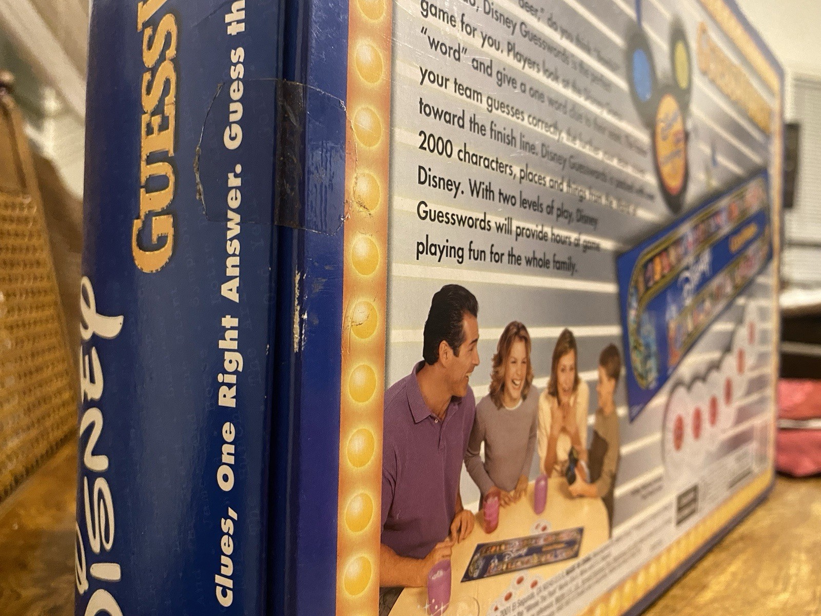 VTG Disney GuessWords Electronic Board Game Mattel 2001 Mickey BRAND NEW SEALED
