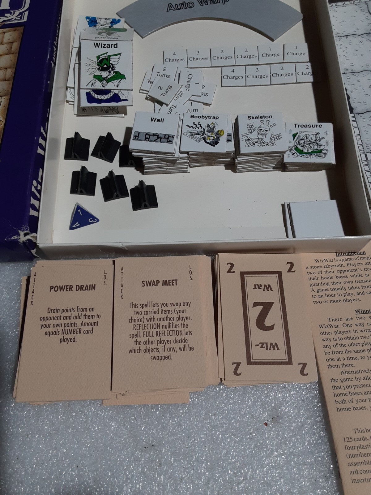 Vtg Chessex Boardgame Wiz-War (6th Ed) Box