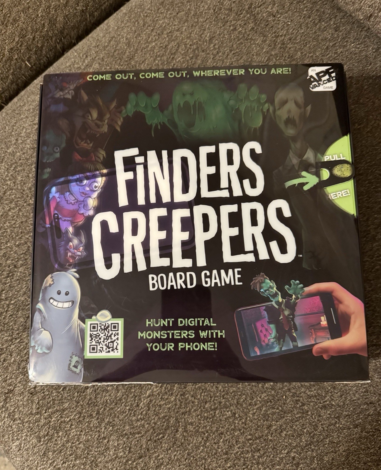 New Finders Creepers Board Game 2-4 Players 8+ 30-40 Mins Damage Box See Pic.￼