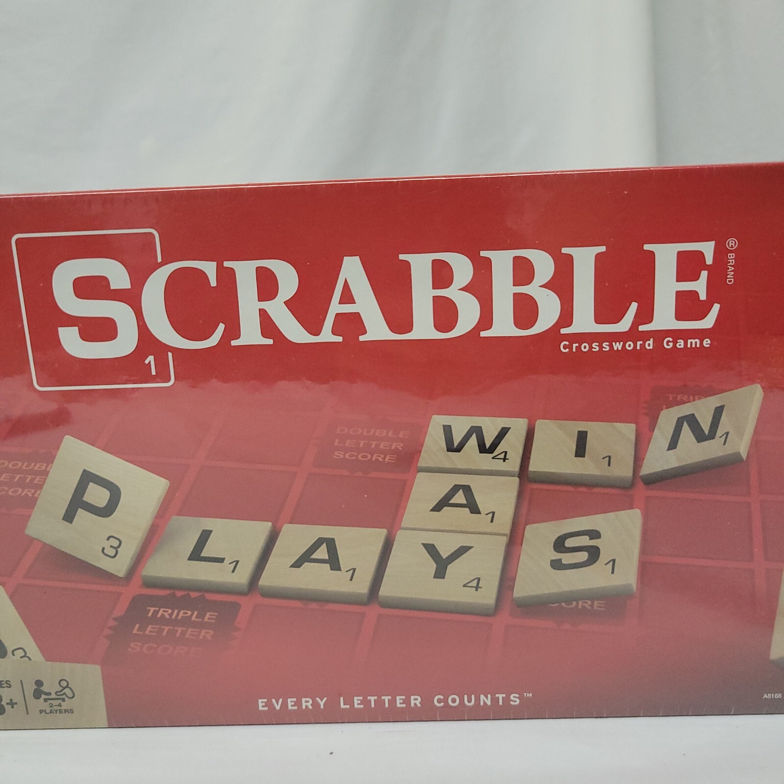 Scrabble Crossword board Game 2013 brand new sealed every letter counts fun! XYZ