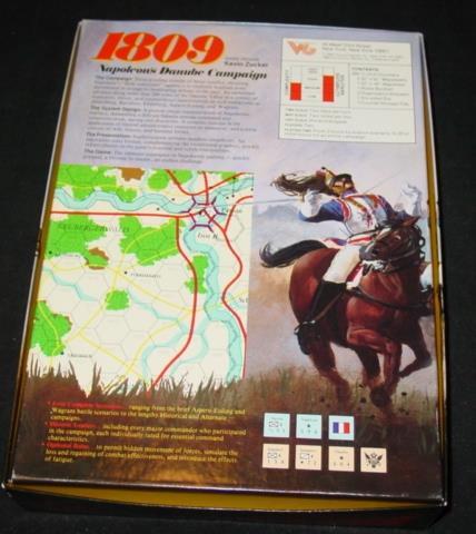 VG Victory Games – 1809 Napoleon’s Danube Campaign Wargame (UNPUNCHED) NM