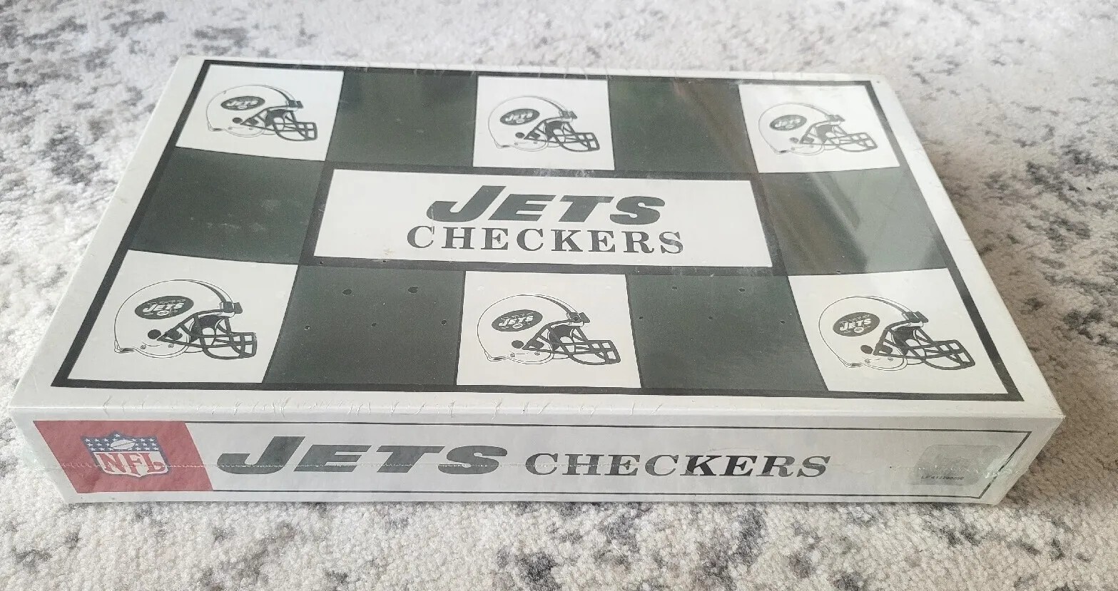 New York NY Jets Checkers Miami Dolphins NFL Checkers Football Helmets Set 1993