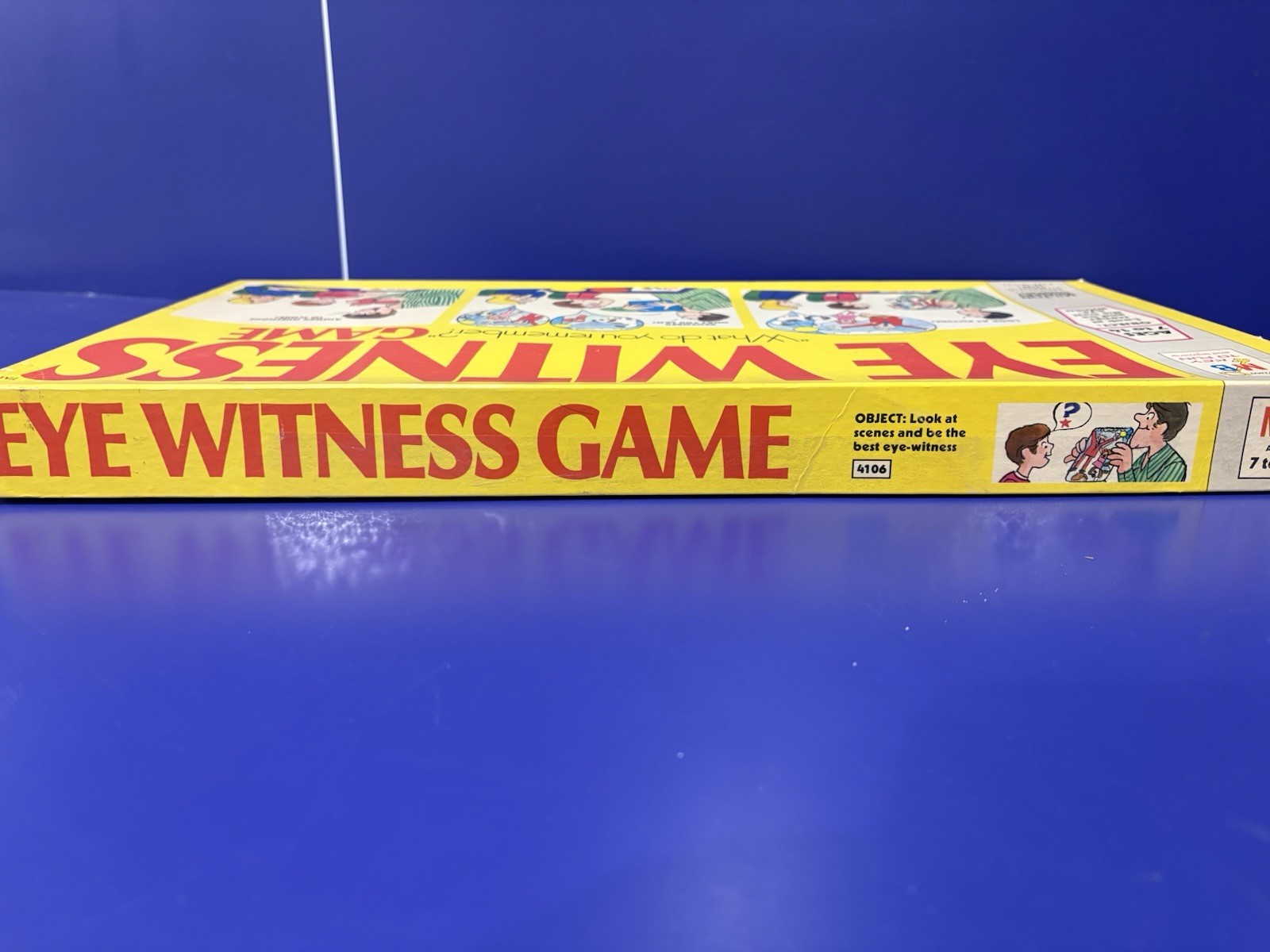 Vintage Eye Witness Game. ©️1971 Milton Bradley Co.