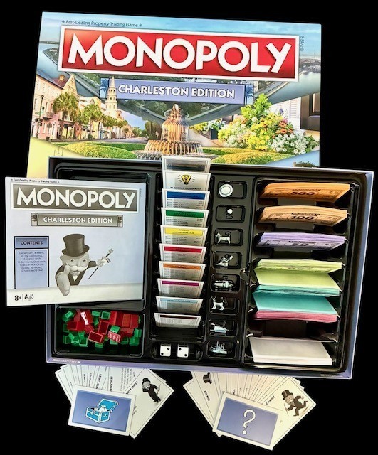 Charleston Edition Monopoly Board Game -NEW OPEN BOX Complete unsealed