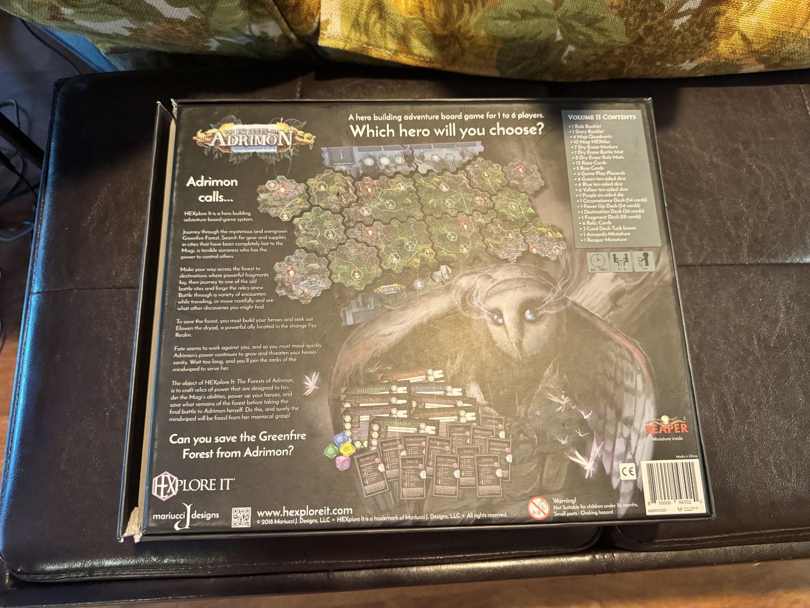 Hexplore It! Forests of Adrimon w/ Return Exp Living Card and Encounter decks