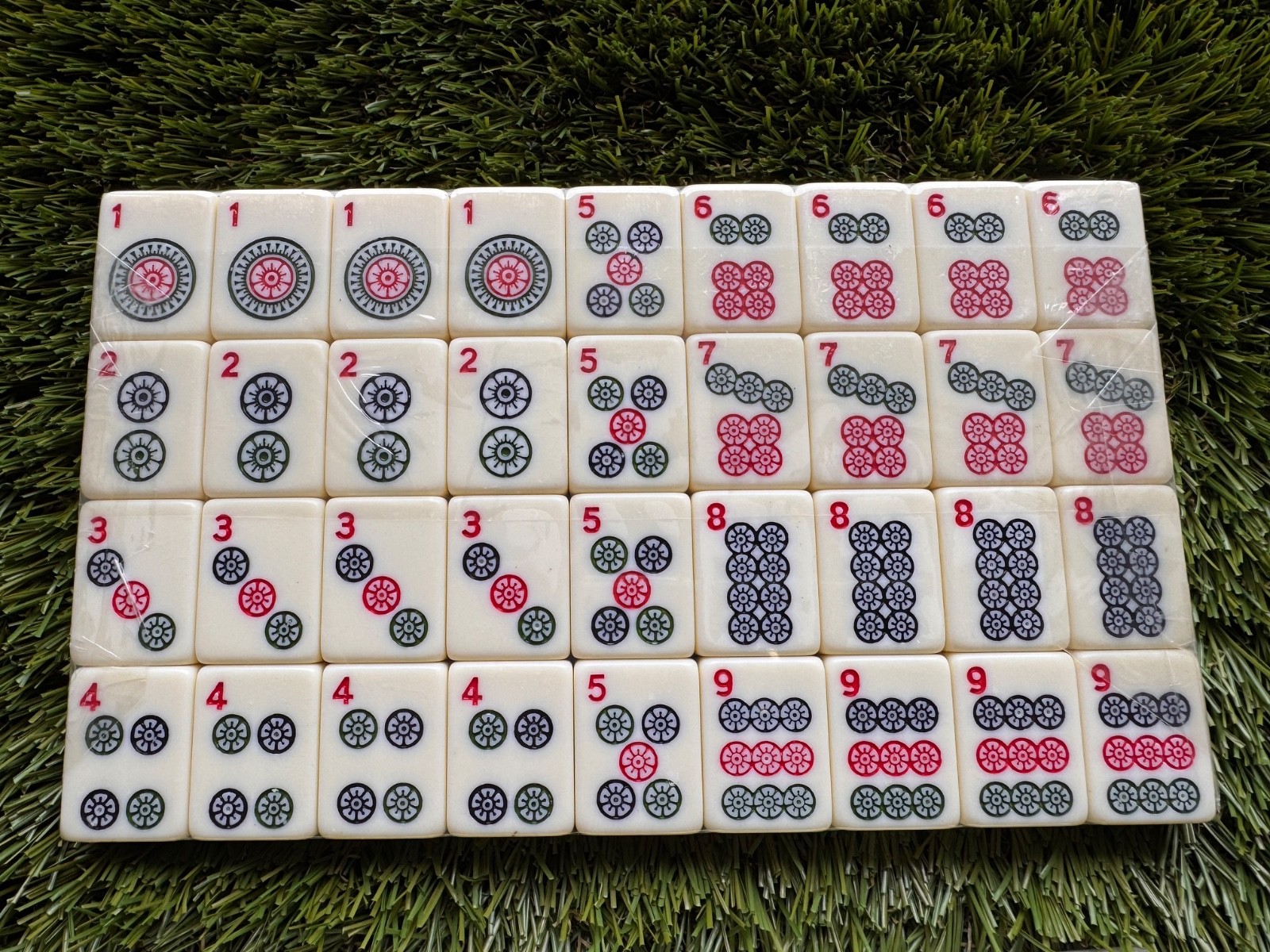 1.2” Traditional American Mahjong Tiles – 166 Tiles Total – IVORY