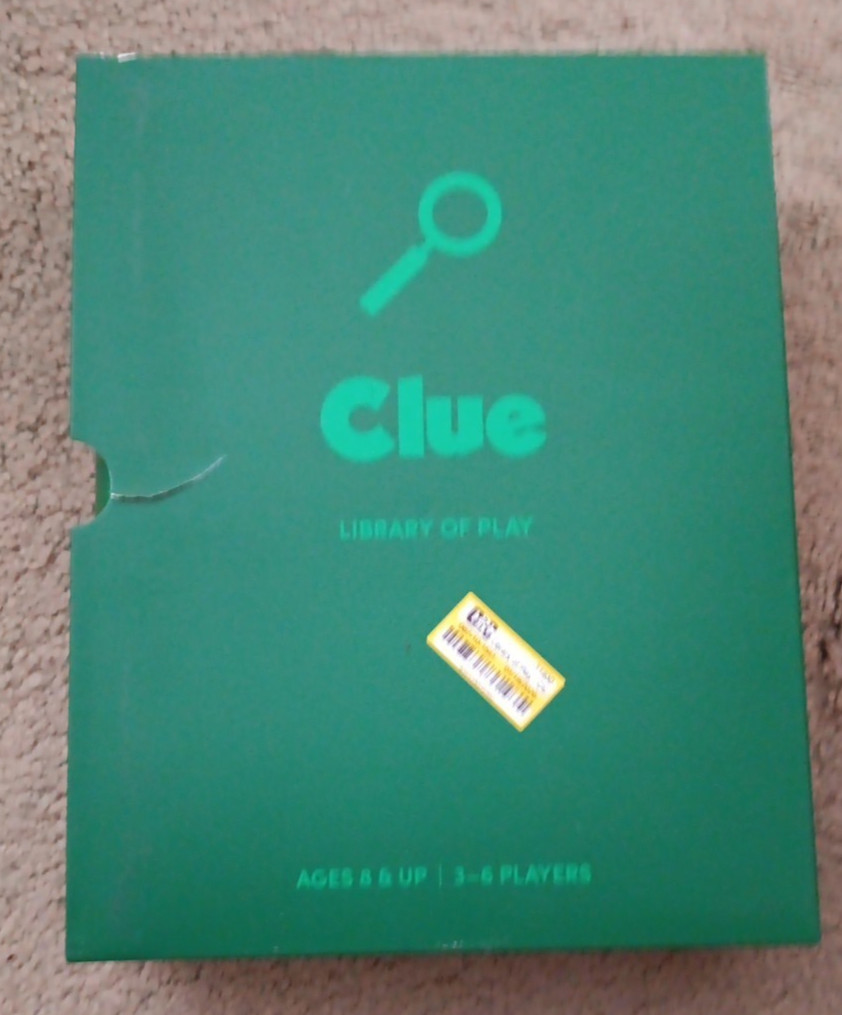 LIbrary of Play : Candy Land; Chess; Clue; Guess Who? Scattergories; Trouble;