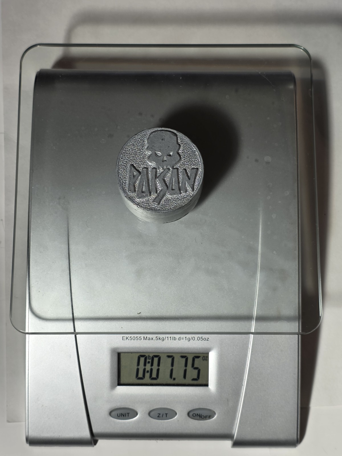 MASSIVE VINTAGE HEAVY METAL POISON CALI CAPPERS POG SLAMMER OVER 7oz!! RARE